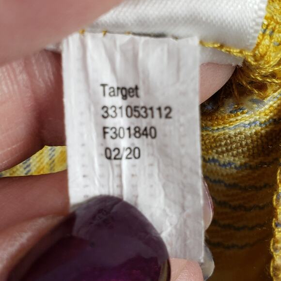 Wild Fable Sz 4 Plaid Mini Skirt Gold Yellow Clueless Academia Prep School Girl - Picture 8 of 8